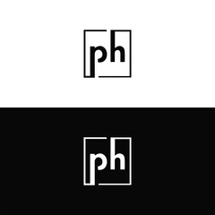 PH logo. P H design. White PH letter. PH, P H letter logo design. Initial letter PH  linked circle uppercase monogram logo. P H letter logo vector design. top logo, Most Recent, Featured, 