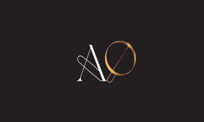 AQ, QA , A , Q , Abstract Letters Logo Monogram