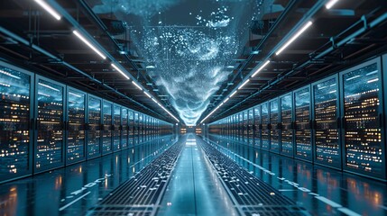 Cloud-based technology for secure access to data through online network services, including processors, software, applications, servers, and storage.