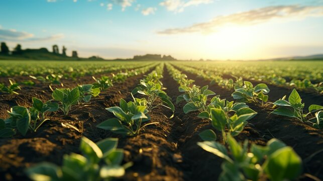 Agriculture robotic smart farm technology with smart agriculture farming concept