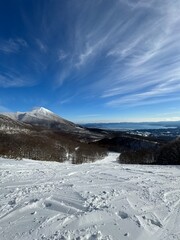 2023年の12月の福島県のネコママウンテンの旧アルツ磐梯側の南エリア