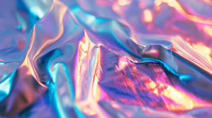 Color neon gradient. abstract blurred background. silver paper with a holographic effect