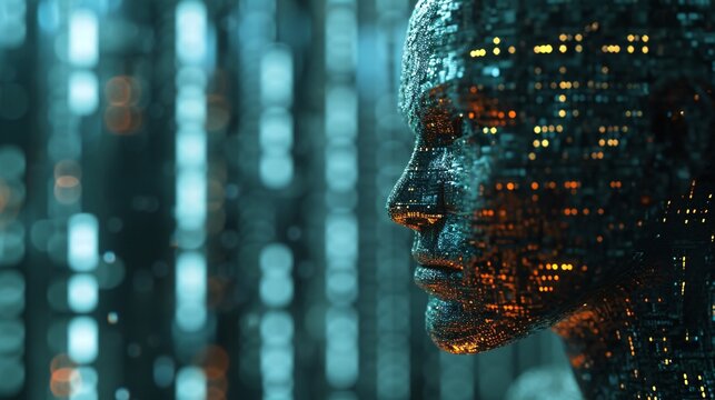 A simulated program for an advanced Large Language Model (LLM) capable of providing intelligent responses, a widely used application of modern AI studies.