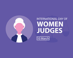 illustration vector graphic of half the body of a female judge, perfect for international day, women judges, celebrate, greeting card, etc.