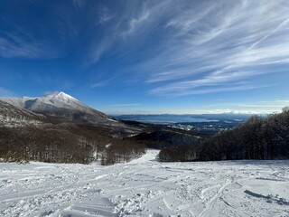 2023年の12月の福島県のネコママウンテンの旧アルツ磐梯側の南エリア