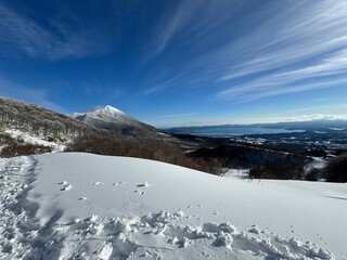 2023年の12月の福島県のネコママウンテンの旧アルツ磐梯側の南エリア