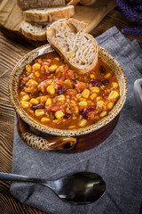 Mexican chili con carne.
