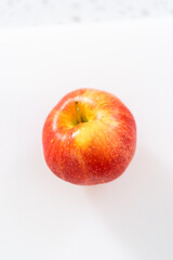 Fototapeta na wymiar Sliced red apples