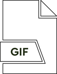 GIF File format icon spacing in objects