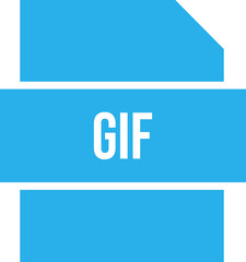GIF Icon Butterfly blue fill