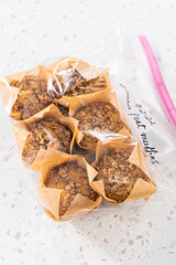 Banana oatmeal muffins