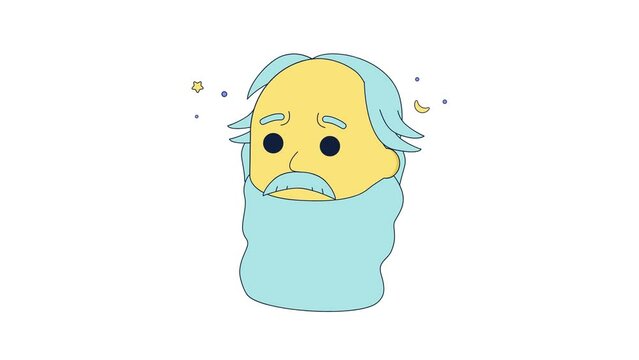 Animated Galileo Galilei icon background, logo symbol, social media