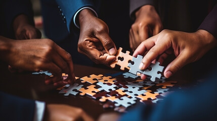 person with puzzle HD 8K wallpaper Stock Photographic Image 