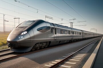 Fototapeta premium Treno alta velocita