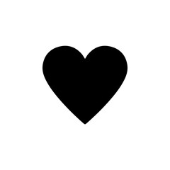 Heart icon vector. Love sign symbol vector. Heart vector icon illustration isolated on white background