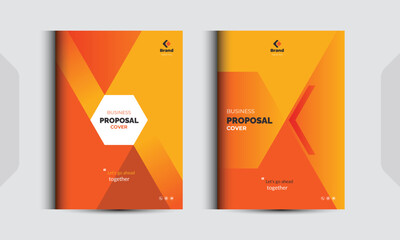 Corporate Business Proposal Cover Design Templates Concepts Adept for Multipurpose Projects