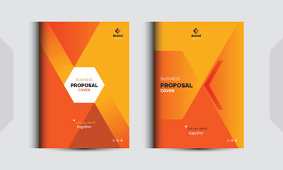 Corporate Business Proposal Cover Design Templates Concepts Adept for Multipurpose Projects