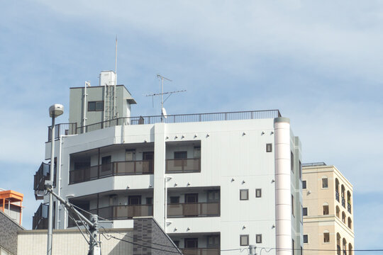 屋上　塔屋　アンテナ