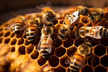 Honeycomb, honey, bee, honeycomb bee, nature, animals, bee nature