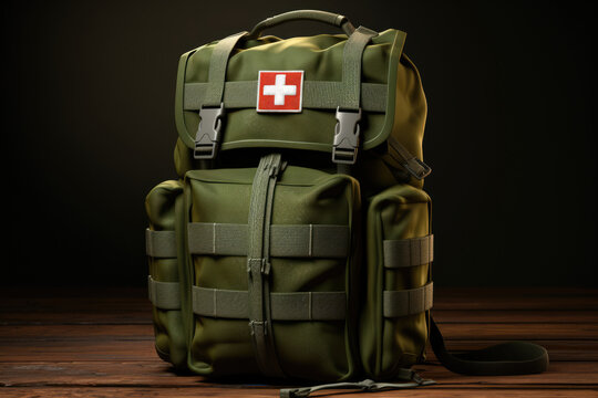 Military army first aid kit backpack