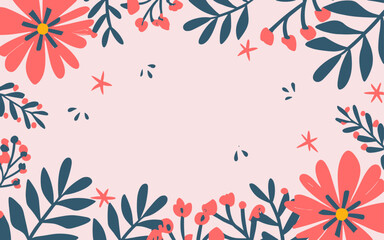 Valentine's day, women's day, spring abstract background poster with copy space. Good for postcards, email header, wallpaper, banner, events, covers, advertising, and more.