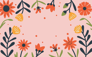 Valentine's day, women's day, spring abstract background poster with copy space. Good for postcards, email header, wallpaper, banner, events, covers, advertising, and more.