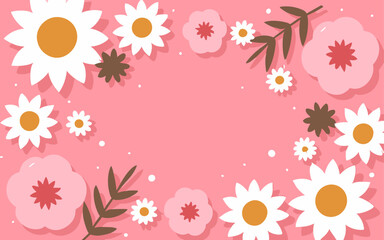 Valentine's day, women's day, spring abstract background poster with copy space. Good for postcards, email header, wallpaper, banner, events, covers, advertising, and more.