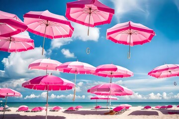 umbrellas on the beach