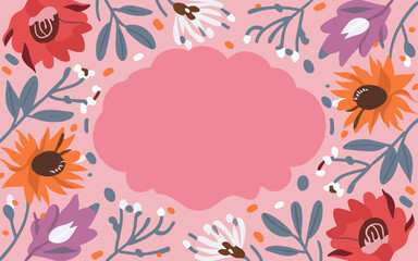 Valentine's day, women's day, spring abstract background poster with copy space. Good for postcards, email header, wallpaper, banner, events, covers, advertising, and more.