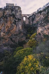 Cercles muraux Ronda Pont Neuf 南スペインの白い村ロンダのヌエボ橋