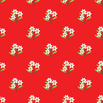 Free vector floral pattern background