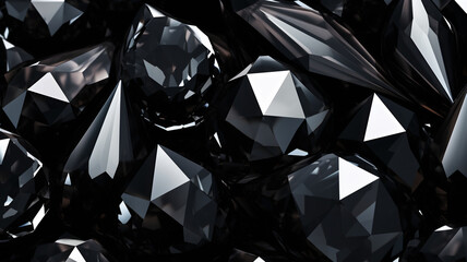 Hematite stone, black obsidian stone, precious and shiny jewels, dark, a lot of dark stone...
