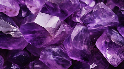  Purple amethyst crystal, beautiful jewels for jewelry and luxury product, violet diamond and colored glass