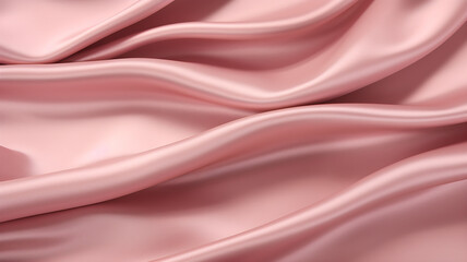 pale pink silk, rose gold silky fabric, satin cloth, close-up picture of a piece of cloth, waves of fabric, fashion, luxury fabric, background texture, fabric texture,
