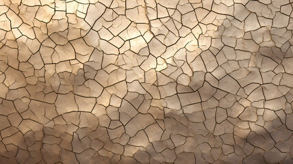 Cracked earth, desert soil during heatwave, heat, ground texture with cracks, drough, climate and ecology during global warming