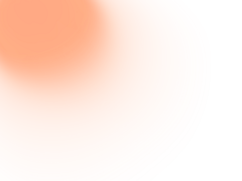 Brown corner gradient design on transparent background