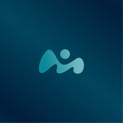 Initials Letter MI Logo simple design for brand logo, company logo or community logo