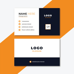 professional modern business card templet vector