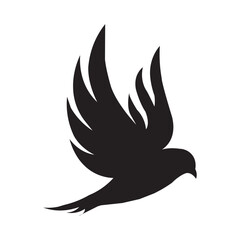 bird logo vector silhouette