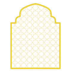 Islamic Pattern Frame with Line