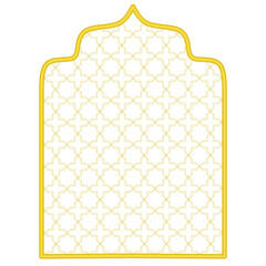 Islamic Pattern Frame with Line
