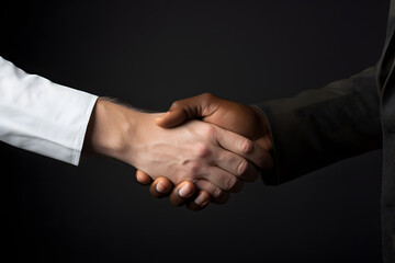 handshake between two persons, handshake, diverse handshake, together, team