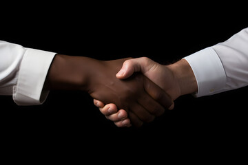 handshake between two persons, handshake, diverse handshake, together, team