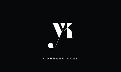 YK, KY, Y, K Abstract Letters Logo Monogram