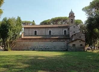 Chiesa dei Santi Nereo e Achilleo alle Terme di Caracalla a Roma in Italia,