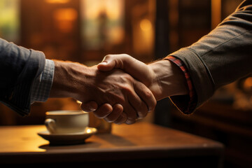 A person engaged in a daily habit of expressing gratitude to others, fostering positive connections and spreading kindness. Concept of daily gratitude sharing. Generative Ai.