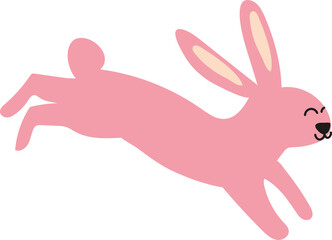 Simple Cute Rabbit Illustration