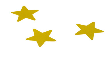 Obraz premium confetti stars isolated