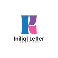 Letter R logo design template Abstract Monogram Symbol 