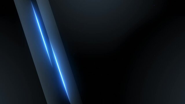 Glowing lines in blue neon colors, light background, abstract futuristic 3D animation, 4K